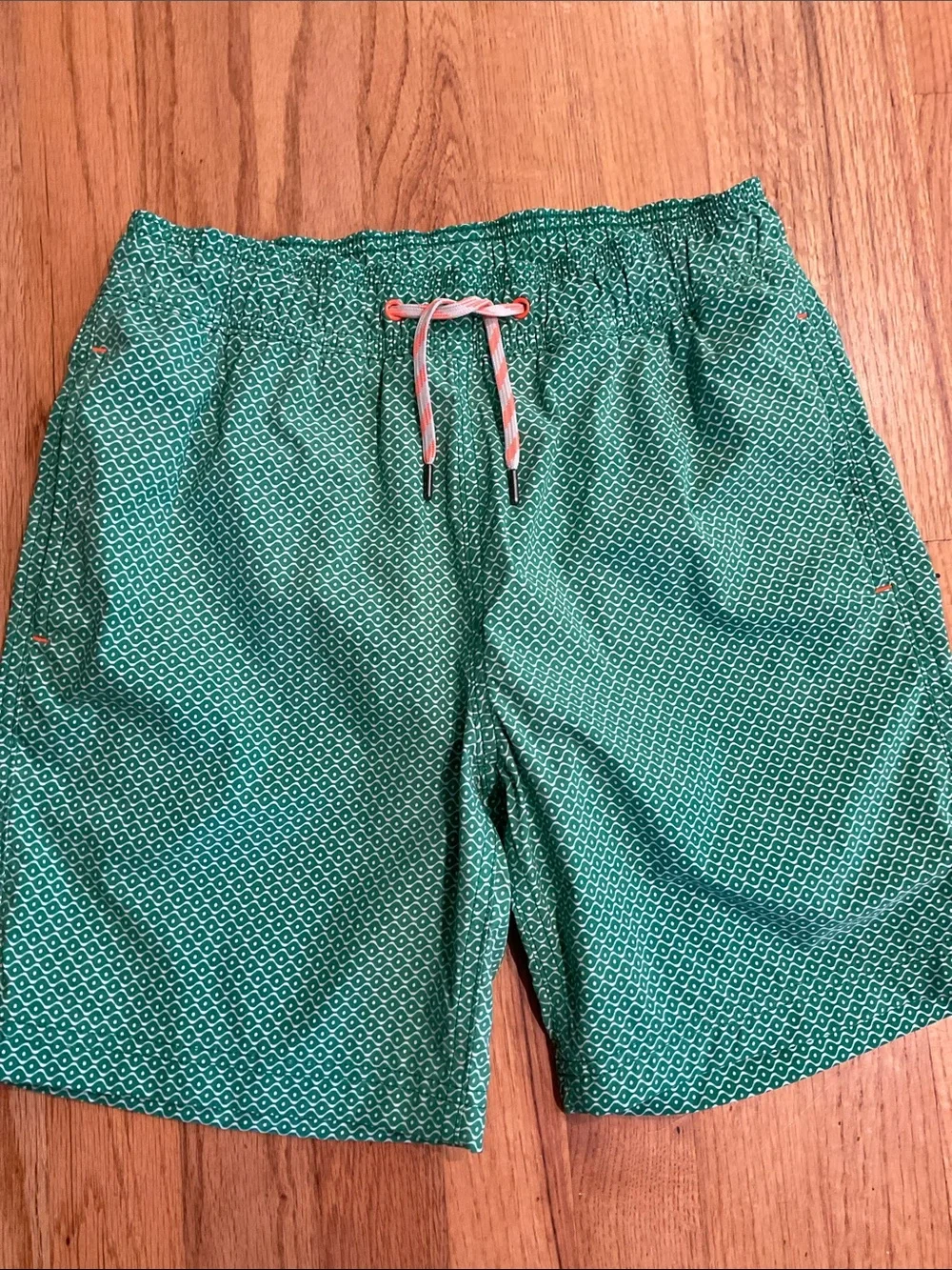 J.Crew Crewcuts - Swim Trunks - Boys’ - Green/White - Size 12 - Swimwear